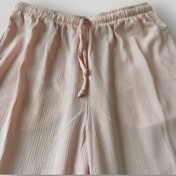 Women's Pink Wide-Leg Pants - Picture 3 of 11
